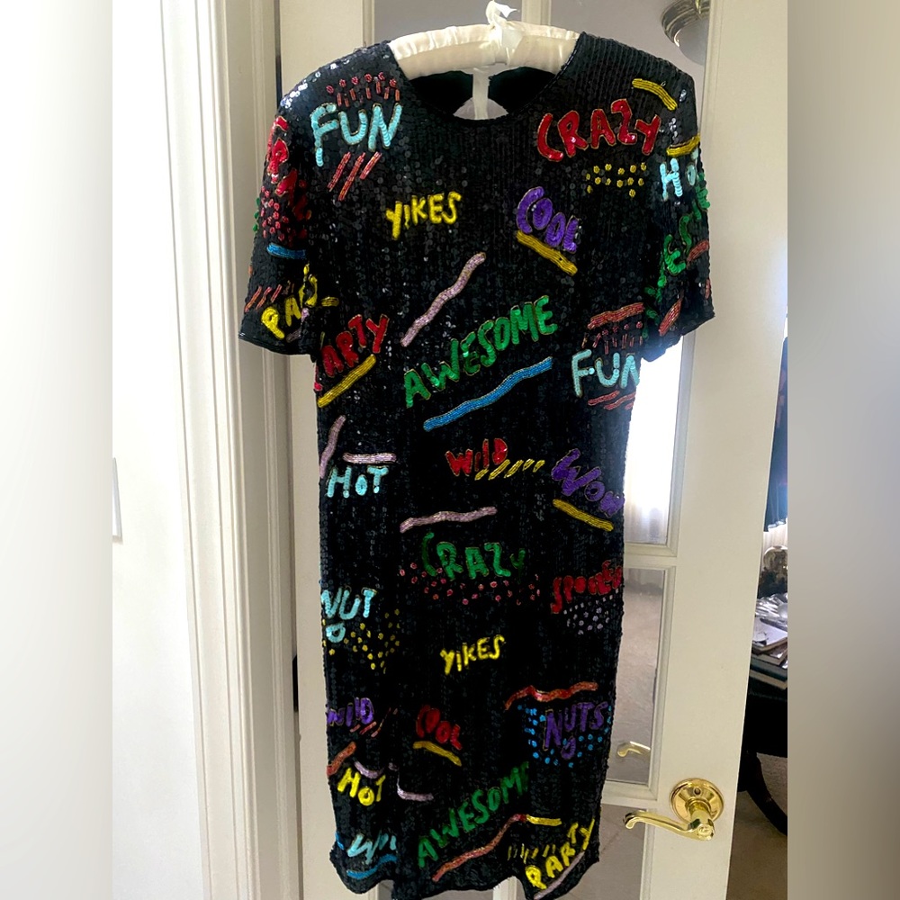 Lilli Rubin vintage sequin dress